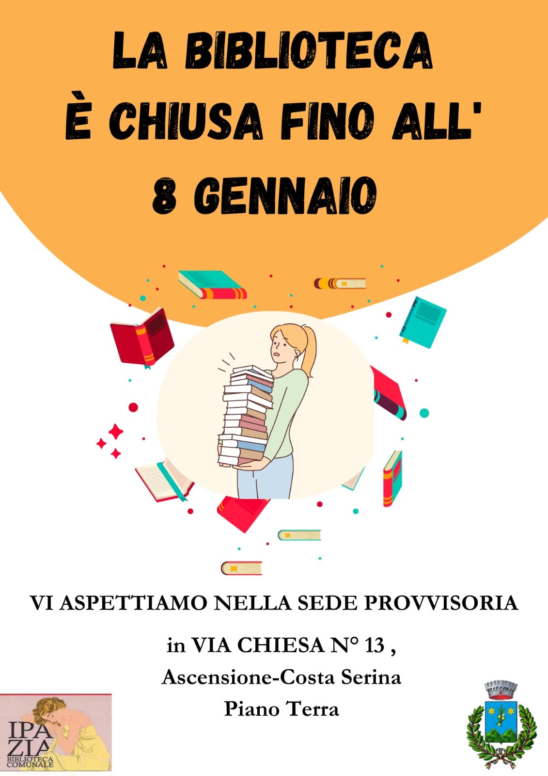 SEDE PROVVISORIA BIBLIOTECA IPAZIA